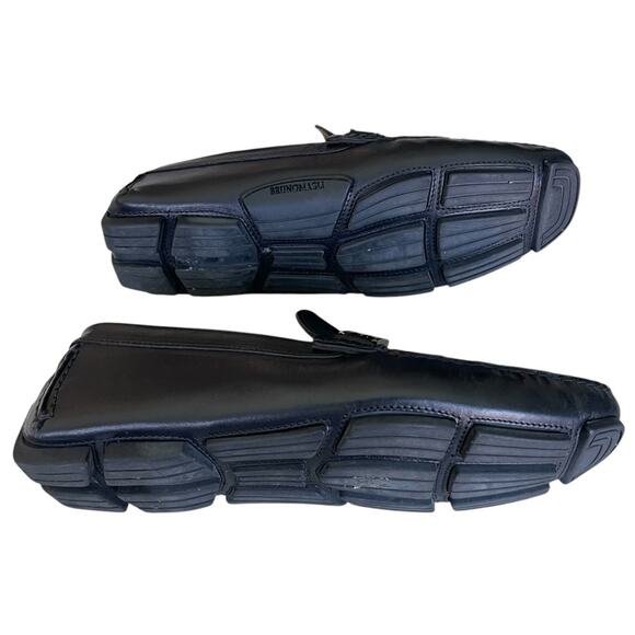 Bruno Magli Monza Men's Leather Slip On Drivers Black Size 8.5 Medium - Picture 5 of 7